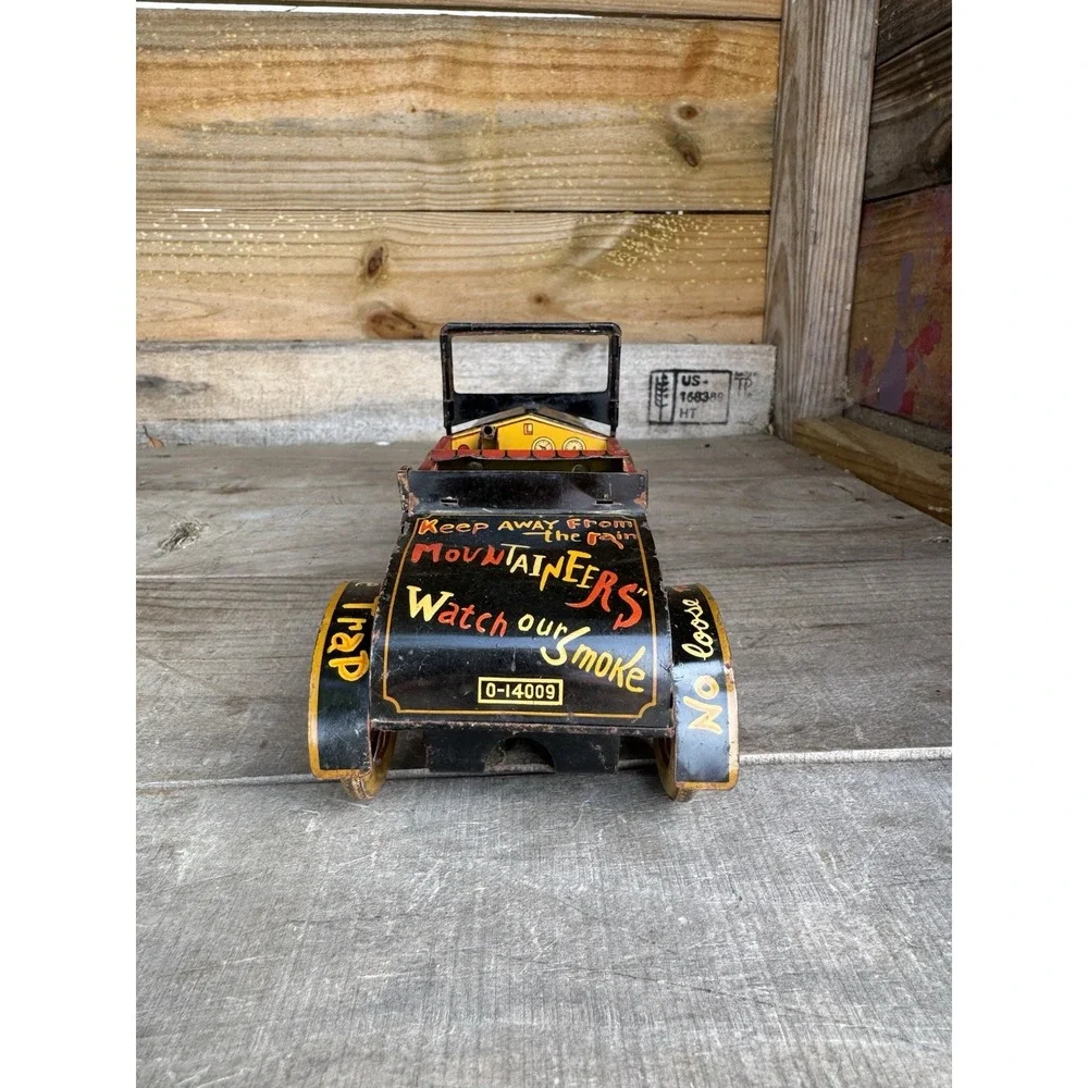 Vintage Very RARE Japan Metal Tin LINE MAR‎ toys Automobile Car 0-14009